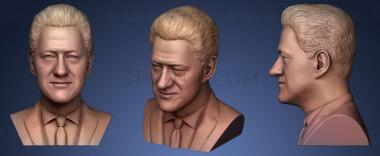 3D мадэль Билл Клинтон (STL)